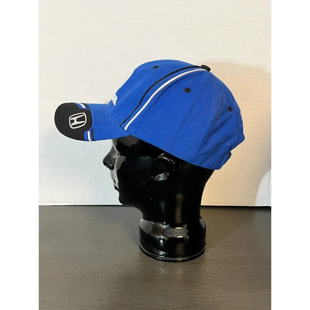 Honda SpeedGear Racing Hat Cap Blue Black Embroidered One Size Strapback Cotton